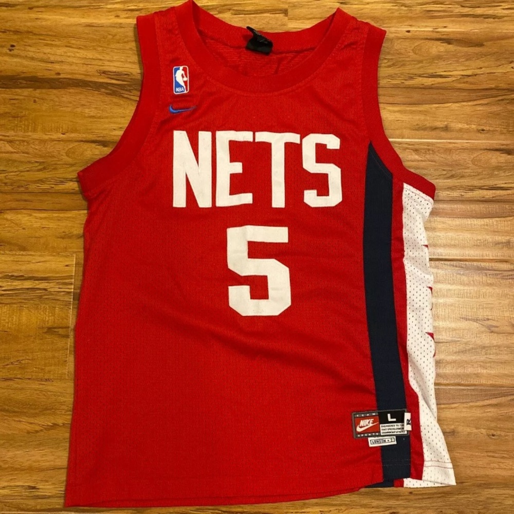 Authentic Jason Kidd Nets NBA Jersey Youth Large